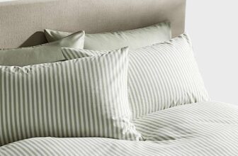 Green Stripe Duvet Set Single (Double £10, Superking £12) – Free Delivery Over £10 With Code