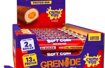 Grenade Limited Edition Creme Egg Flavour Soft Core Protein Bar – High Protein, Low Sugar, 18 x 45 g
