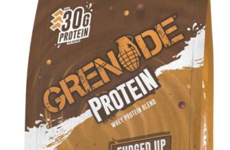 Grenade Whey Blend High Protein Powder, Low Sugar with 30g Protein per Serving, (12 Servings) – Fudged Up, 480 g (Pack of 1)