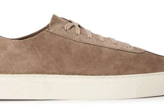 Grenson Mens Sneaker 1 – Almond Suede (Sizes 7-11)