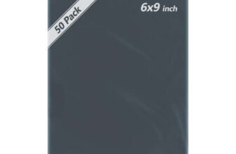 Grey 6×9 Self Seal Mailing Bags, 50 Pack