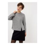 Grey Cutabout Textured Snit Top – Large