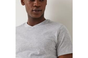 Grey Essential V-Neck T-Shirt