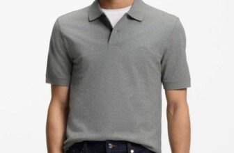 Grey Pallas BOSS Polo Shirt