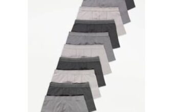 Grey Stripe A-Front Trunks (10 Pack)