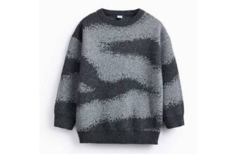 Grey Swirl Jumper 8 Years