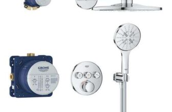 Grohe Grohtherm Smartcontrol Rear Fed Concealed Dual Outlet Shower System
