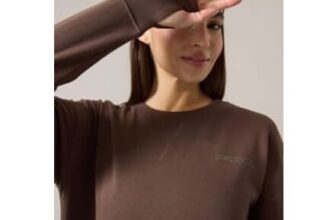 Gym Locker Brown Longline Sweatshirt