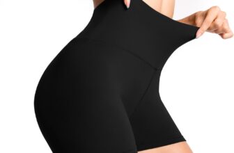 Gym Shorts for Women, Black Cycling Shorts for Biker Workout Running Yoga