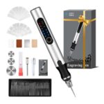 Gyunkyluve Wireless Engraving Pen Kit, 60 Accessories, 3-Speed, Portable