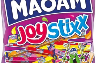 HARIBO MAOAM Joystixx Chewy Fruit Flavour Sweets 140g Share Size