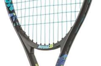 HEAD Novak Aluminium Tennis Racket, 17, Junior, Unstrung, 4.0 Inch Grip