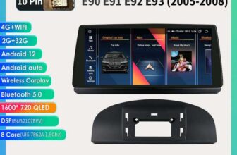 HIZPO Carplay 4G 2 Din Android 13 Car Radio for BMW 5 Series (With Code) Sold by Hizpo Global Choice Store