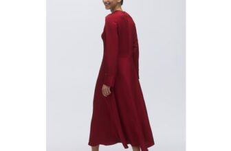 H&M Twist-Detail Satin Dress