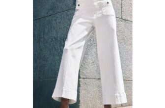 H&M Wide High Ankle Jeans