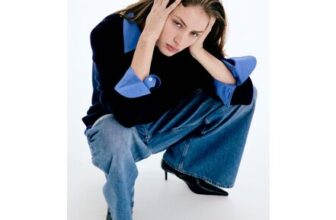 H&M Wide High Waist Jeans