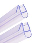 HNNHOME Pair of 2 Bath Shower Screen Door Seal Strip for 6-8mm Glass Up to 7mm Gap sold by HNNHOME FBA