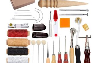 HOSTK 33-Piece DIY Leather Craft Tool Set