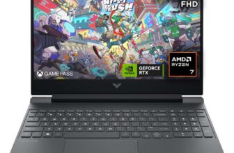 HP Victus 15.6 Gaming Laptop AMD Ryzen 7 7445H Processor 16GB RAM 512GB SSD NVIDIA GeForce RTX 4050