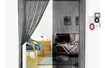 HSYLYM String Curtains Spaghetti Door Beads Light Weight Colourful Dense