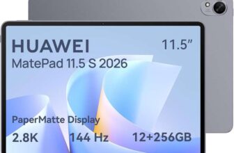 HUAWEI MatePad 11.5 S 2026 Tablet 2.8K 144Hz Ultra-Clear PaperMatte Display, 12256GB, 8800 mAh Battery