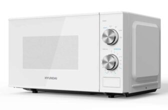 HYUNDAI 800W 20L Solo Microwave, Dial Control, Stainless Steel Interior HYMW80020MW