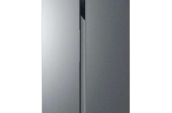 Haier HSR3918ENPG Total No Frost American Fridge Freezer – Silver – (Ao Members price £509) Claim Further £75 Cashback