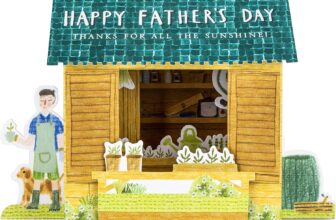 Hallmark 3D Fathers Day Card – Pop Up Garden Shed Design