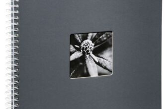Hama Fine Art Spiral Bound Album, 36 x 32 cm, 50 White Pages Grey