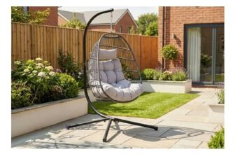 Hanging Egg Chair with Cushions