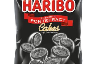 Haribo Liquorice Pontefract Cake 160g