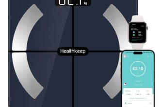 Healthkeep Scales for Body Weight with App 13 Body Composition Metrics, Digital Bathroom Scales with Bluetooth