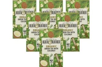 Heath & Heather Organic Green Tea with Coconut 6 X 40g (120 Bags)