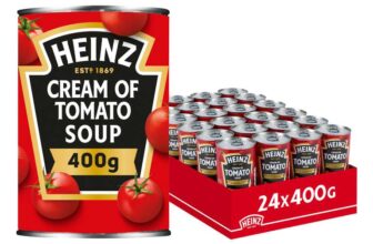 Heinz Cream Of Tomato Soup 24x400G (S&S £20.89)