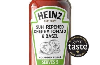 Heinz Sun Dried Cherry Tomato & Basil Pasta Sauce
