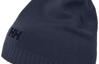 Helly Hansen Unisex Brand Beanie Hat, Navy