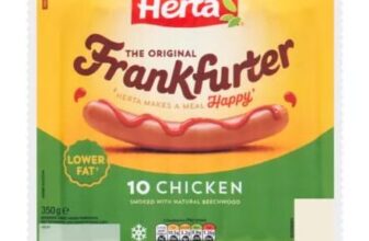 Herta The Original 10 Chicken Frankfurter 350g