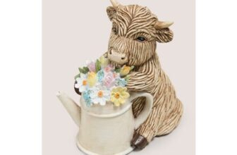 Highland Cow Watering Can