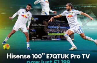 Hisense 100 E7QTUK Pro TV with discount code