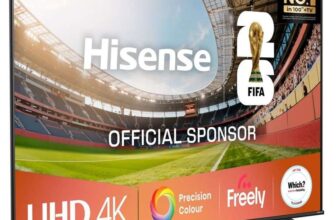 Hisense 50 Inch 50E6QTUK Smart 4K UHD HDR LED Freely TV – Free C&C – With Code In App