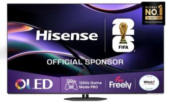 Hisense 65 65A85QTUK OLED Smart AI TV – 120Hz Game Mode PRO, Dolby Atmos, Dolby Vision