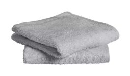 Home Essentials Plain 2 Pack Face Cloths – Grey or White – Free C&C