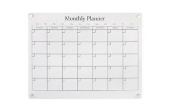 Home Magnetic Acrylic Monthly Planner