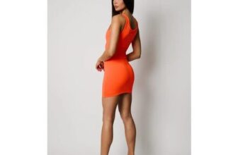 Honeyz Bandage Square Neck Mini Bodycon Dress