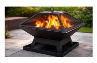 Hortus Square Fire Pit BBQ