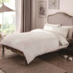 Hotel Collections 200 Thread White Count Satin Stripe Cotton Duvet Set – Double