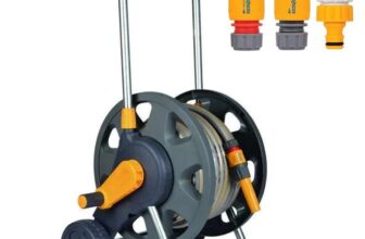Hozelock 2489 45m Hose Cart with 25m Hose & Accessories