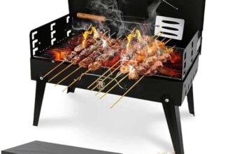 Huacan Outdoor Folding Portable BBQ Grill – w/ new customer code via app