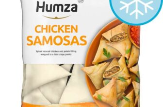 Humza Chicken Samosa 20 Pieces 650G // Humza Frozen Meat / Vegetable Samosas 20 Pieces 650g- £3.45 (Clubcard Price)