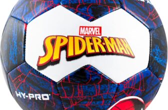 Hy-Pro Officially Licensed Football – Marvel Design with Graphic – Training Ball for Outdoor Play & Practice – Football Gifts for Superhero Fans